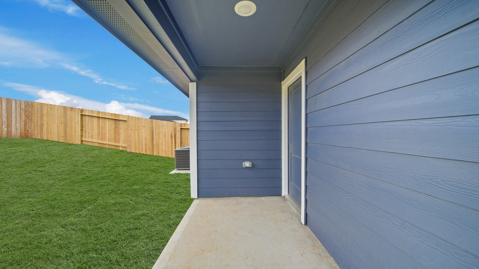 Fully Landscaped backyard