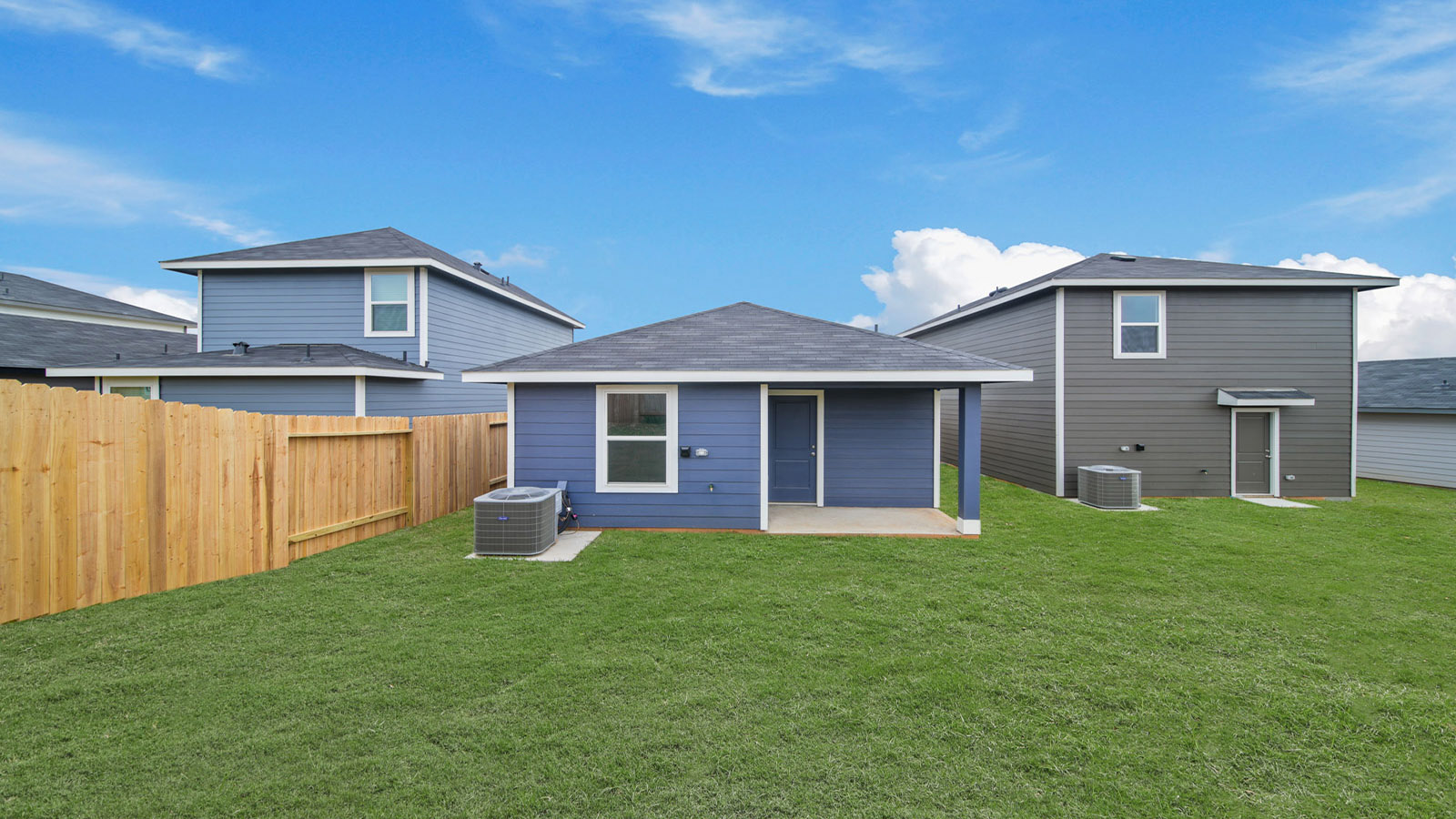 Fully Landscaped backyard