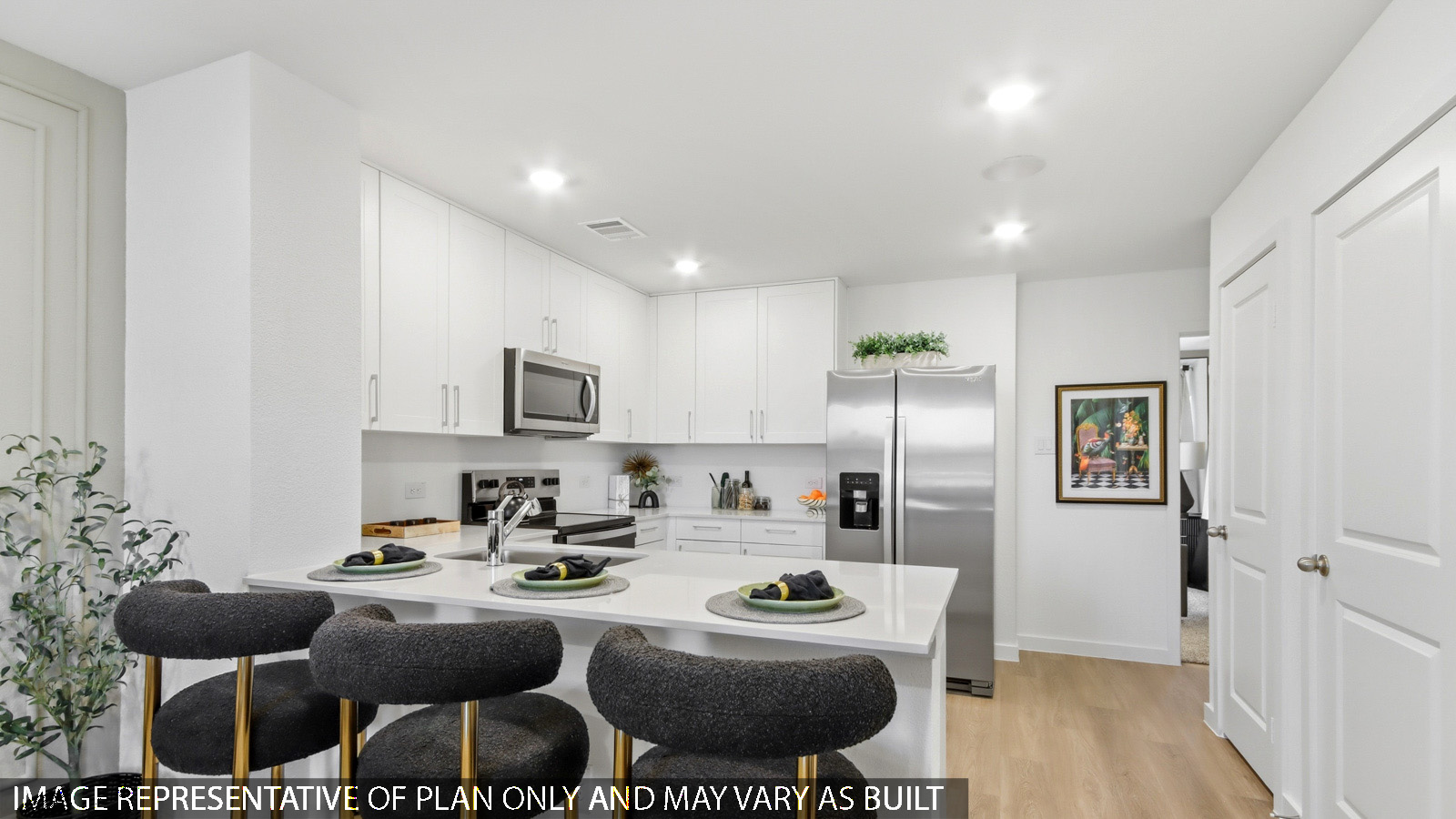 kitchen with island