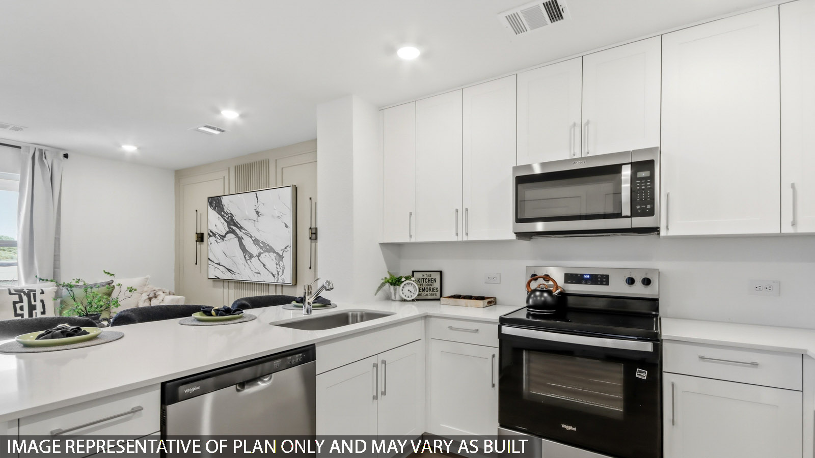 kitchen with island