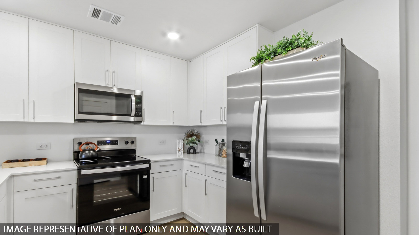 kitchen with vinyl flooring