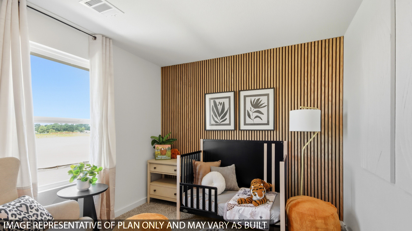 secondary bedroom with bright window