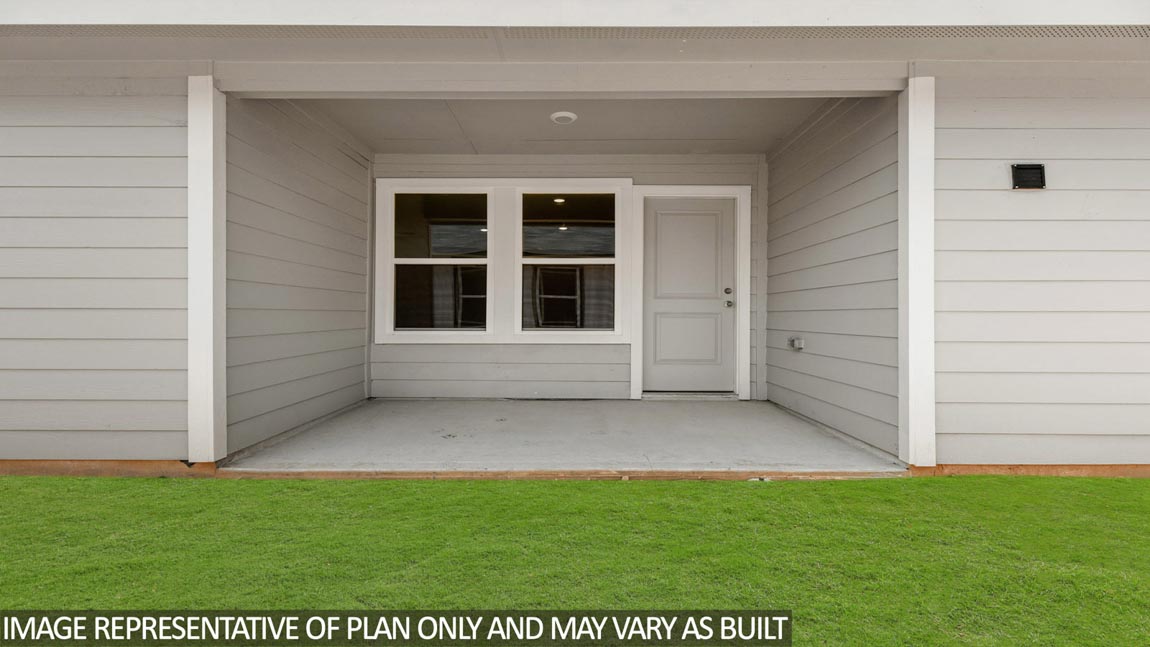 Fully Landscaped backyard