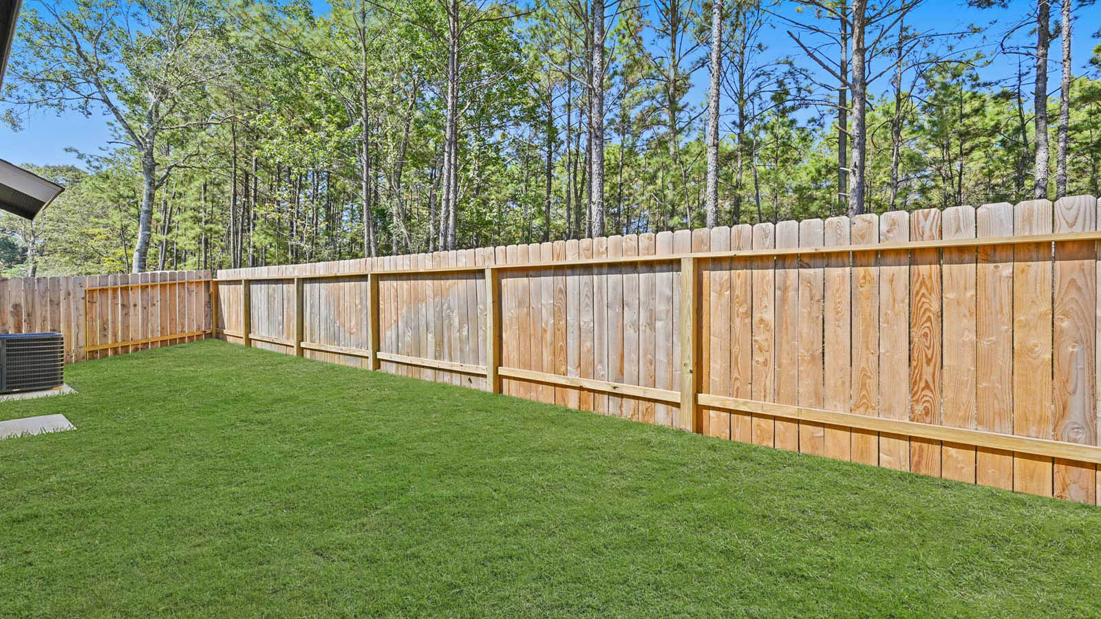 Fully Landscaped backyard