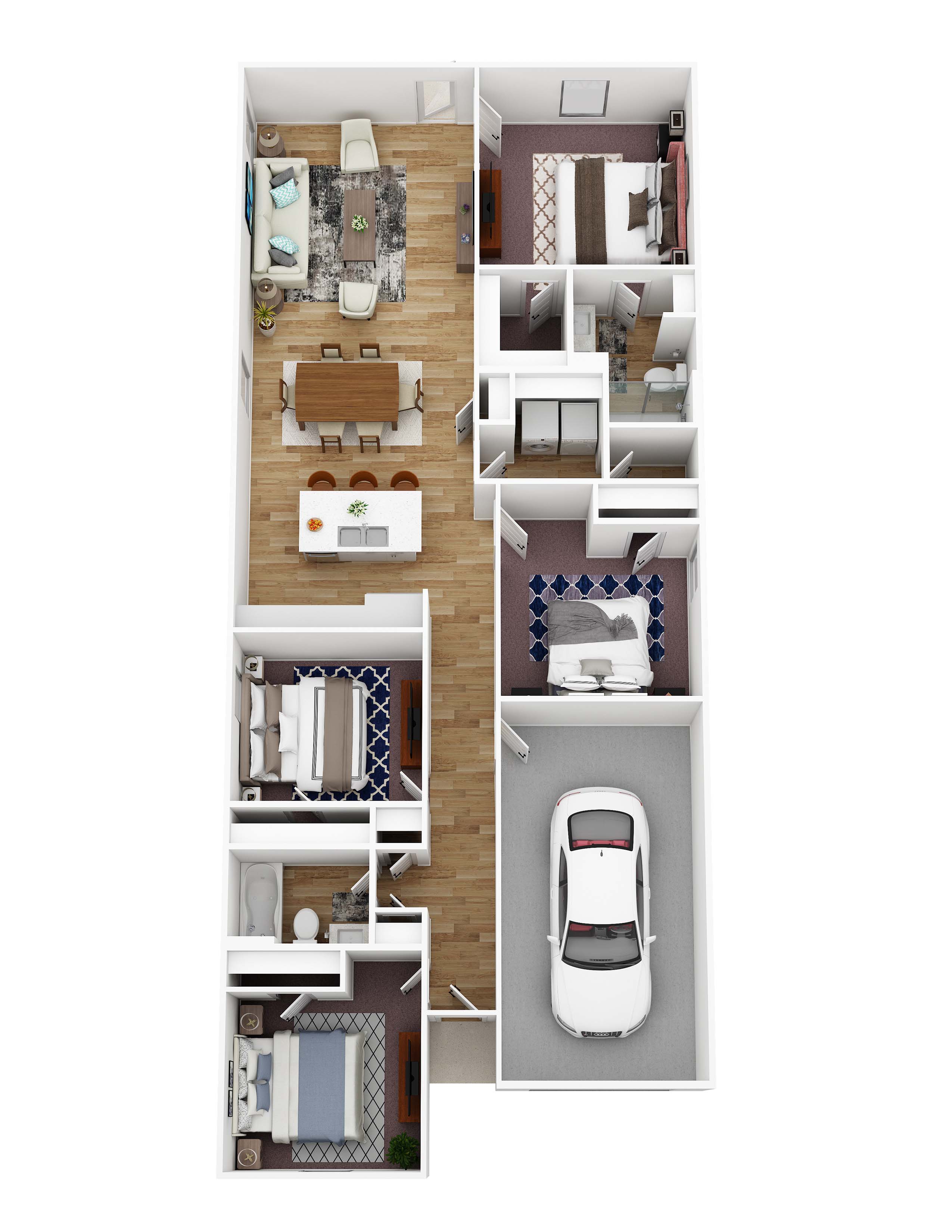 Cameron Floor Plan Rendering