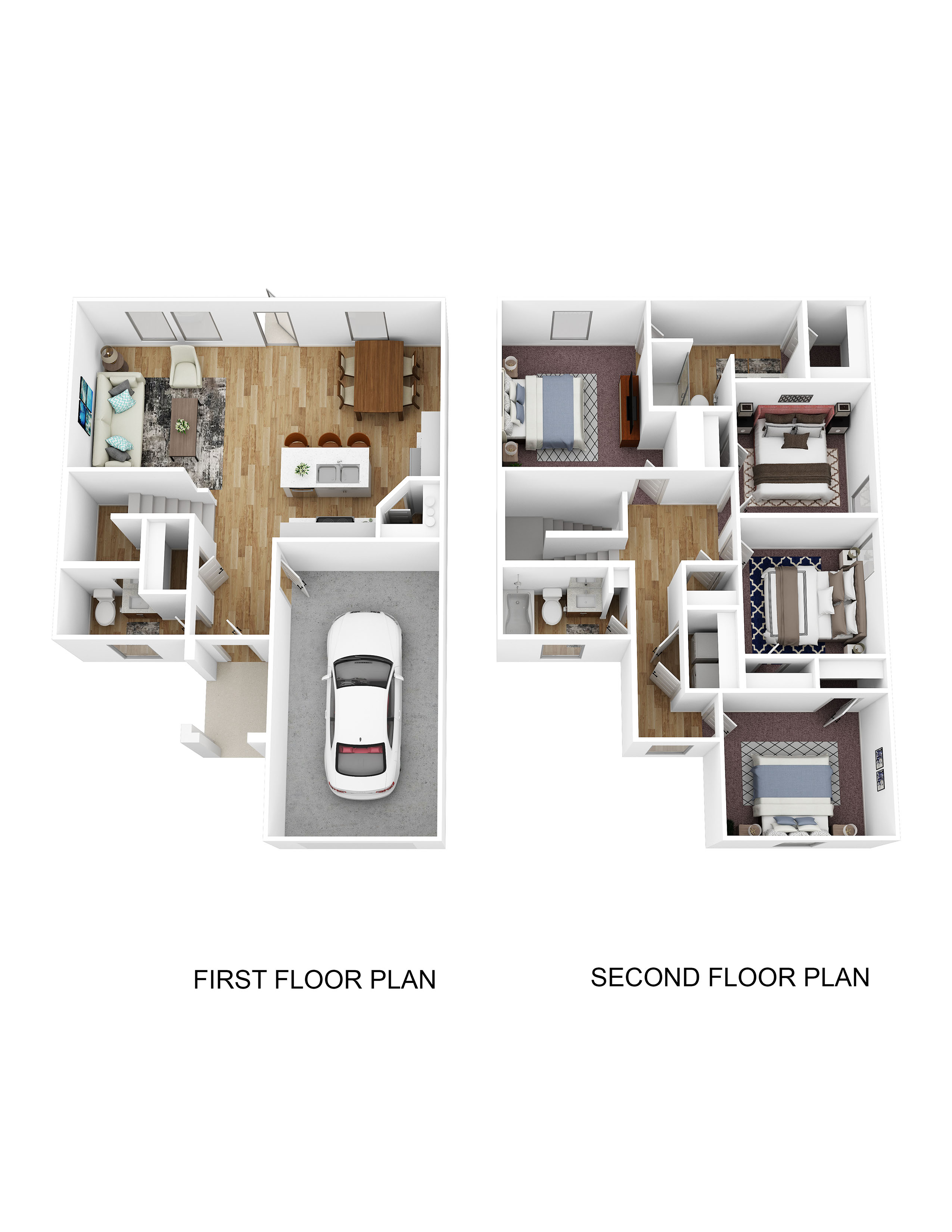 Eden/1535 Floor Plan Rendering