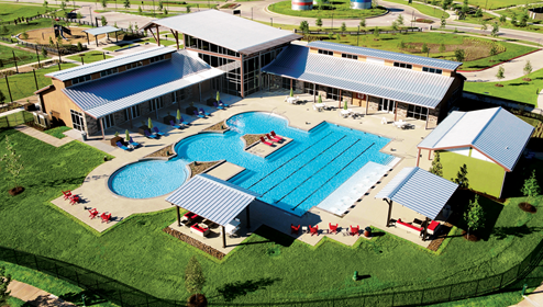 harvest green farmhouse pool