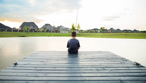 harvest green fishing dock