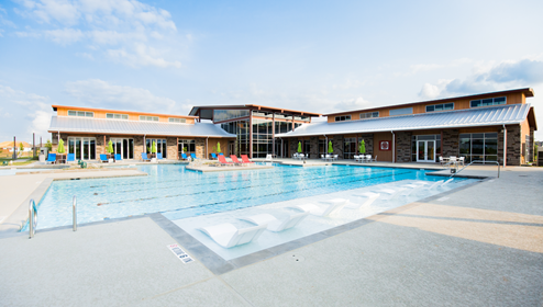 harvest green farmhouse pool