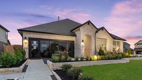 westwood model home entrance