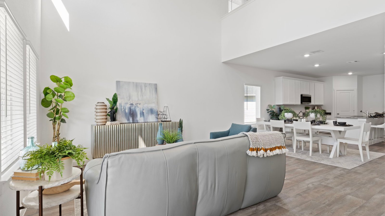 spacious living room