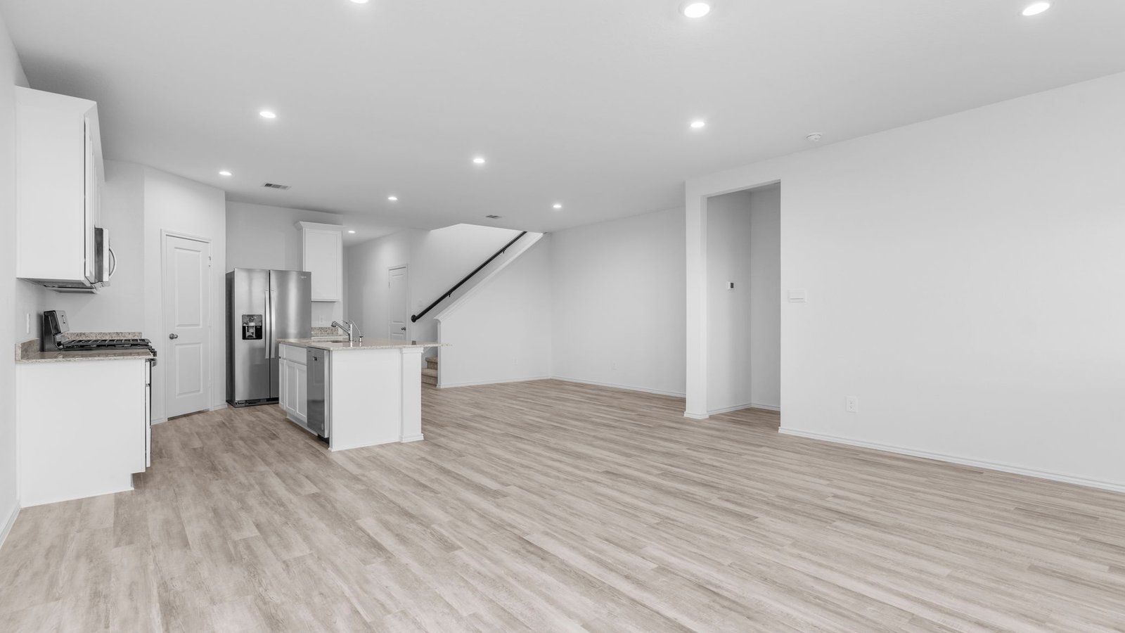 spacious living room