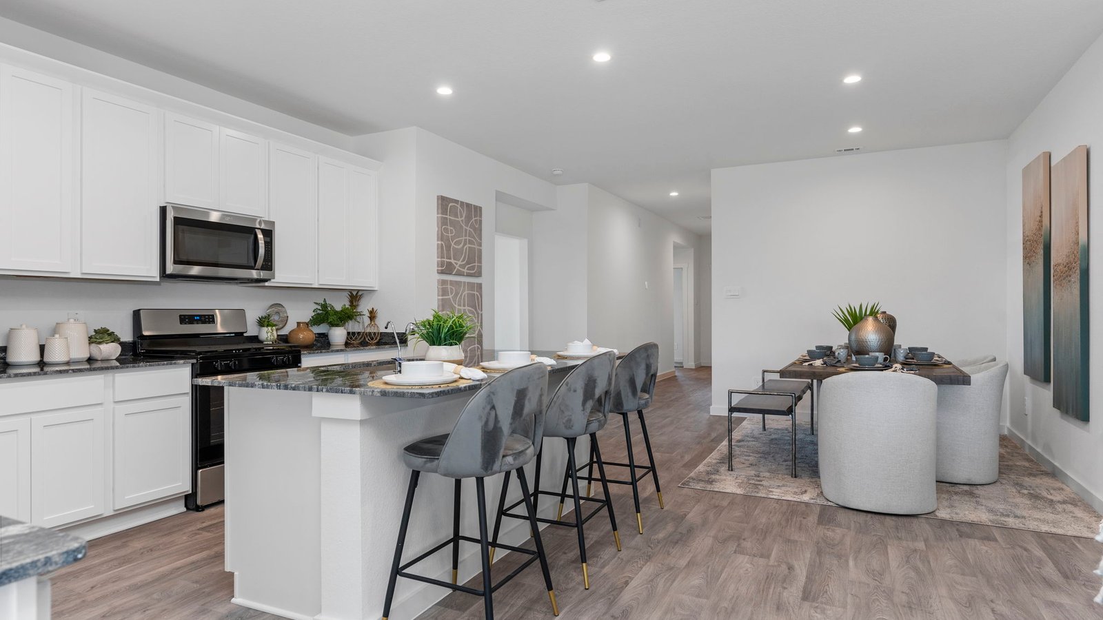 open concept floor plan