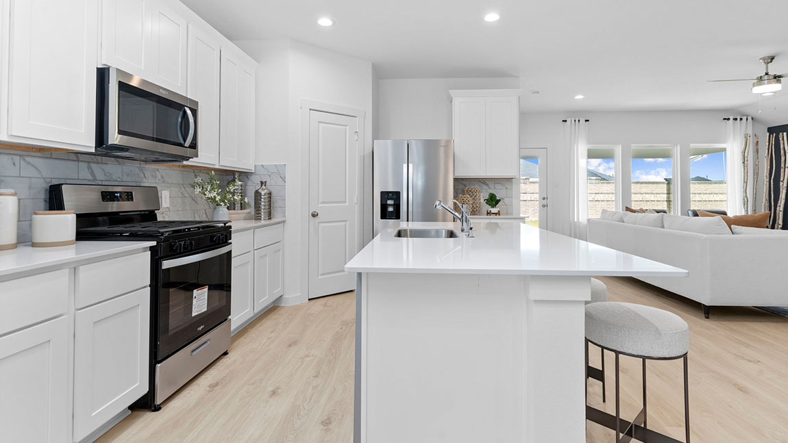 spacious kitchen
