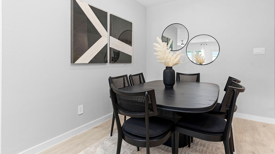beautiful dining area space