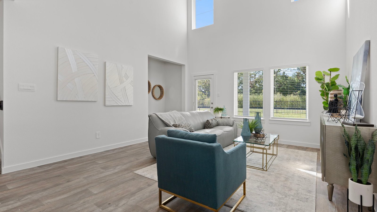 spacious living room