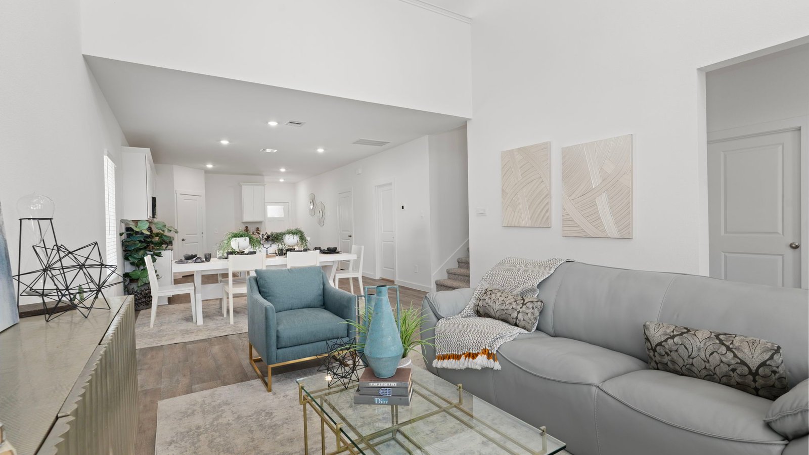 open concept living room