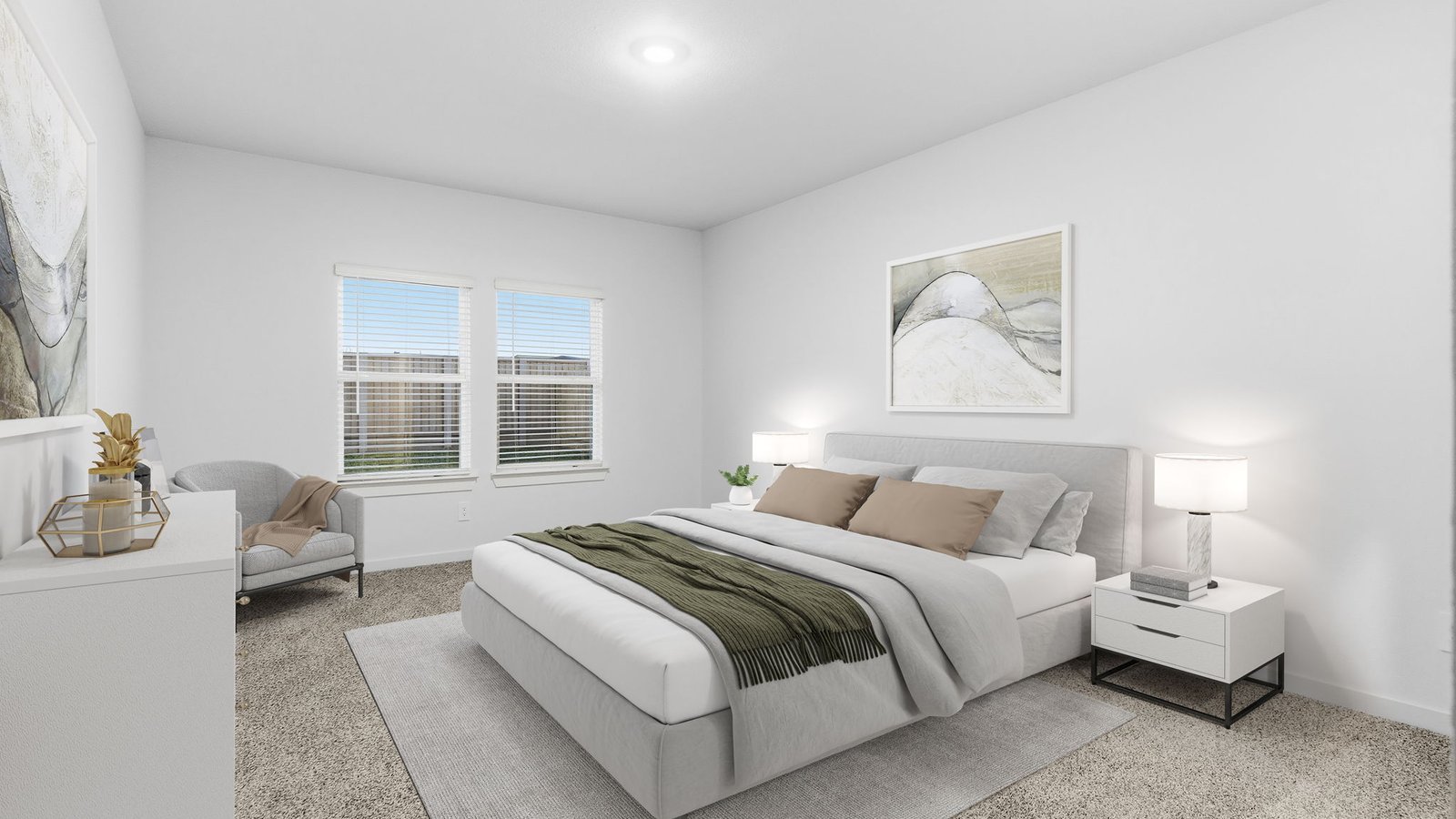 primary bedroom fit king size bed