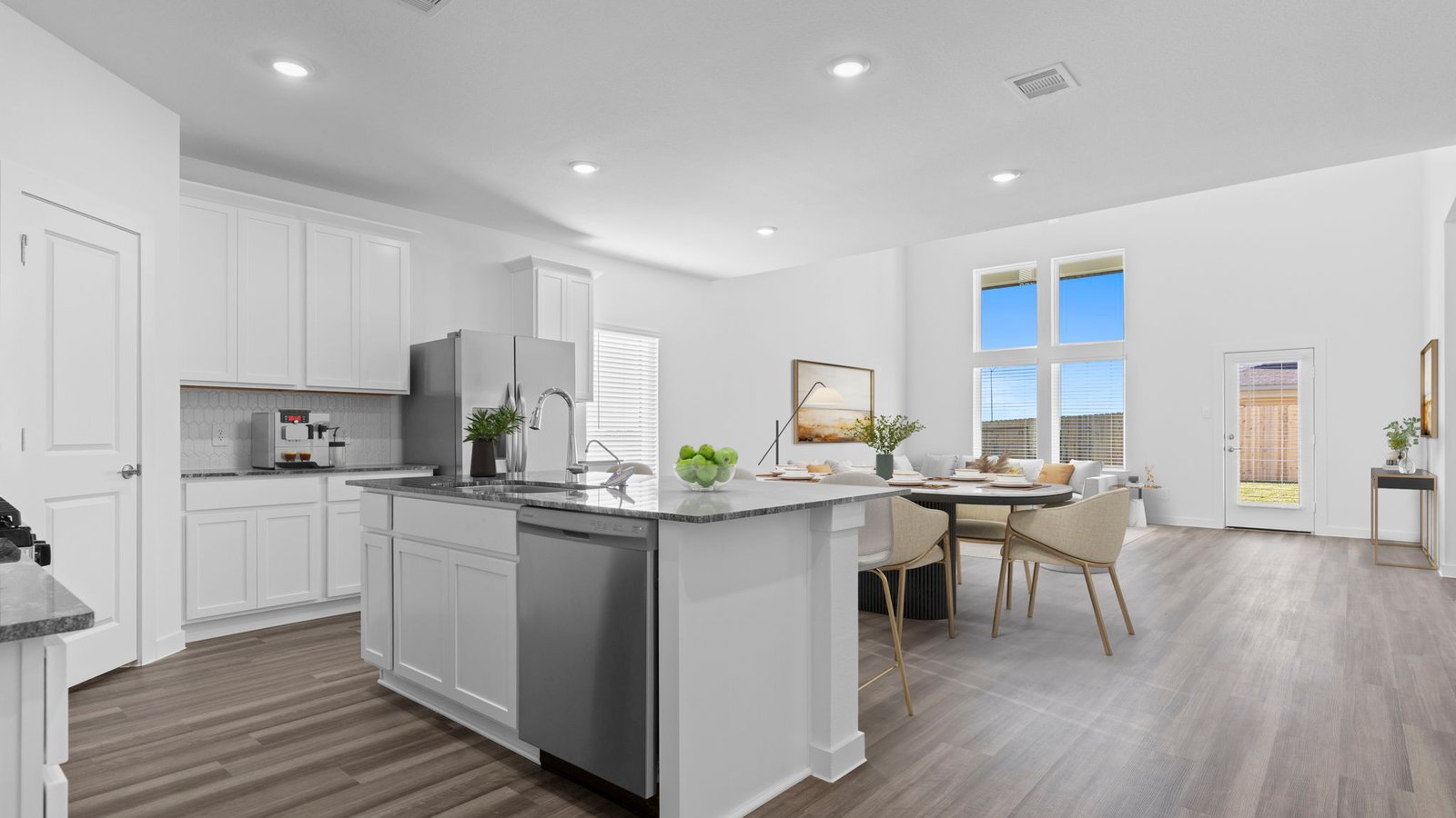 open concept kitchen