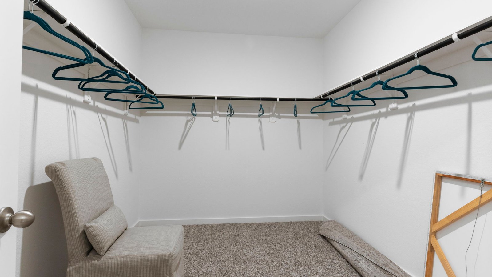 walk in closet primary bathroom
