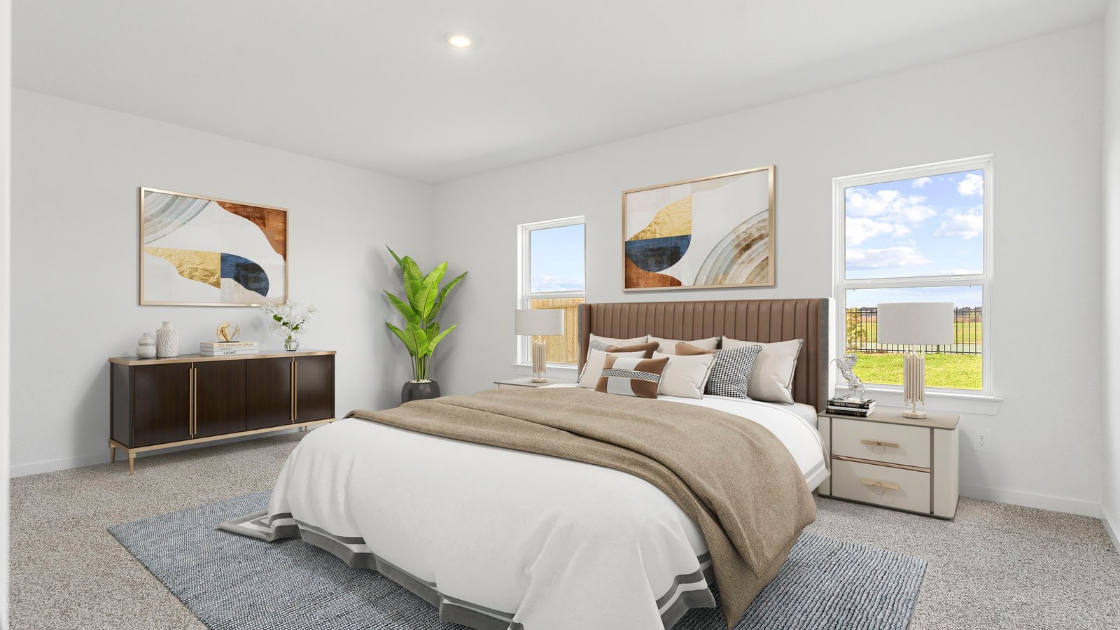 primary bedroom fit king size bed