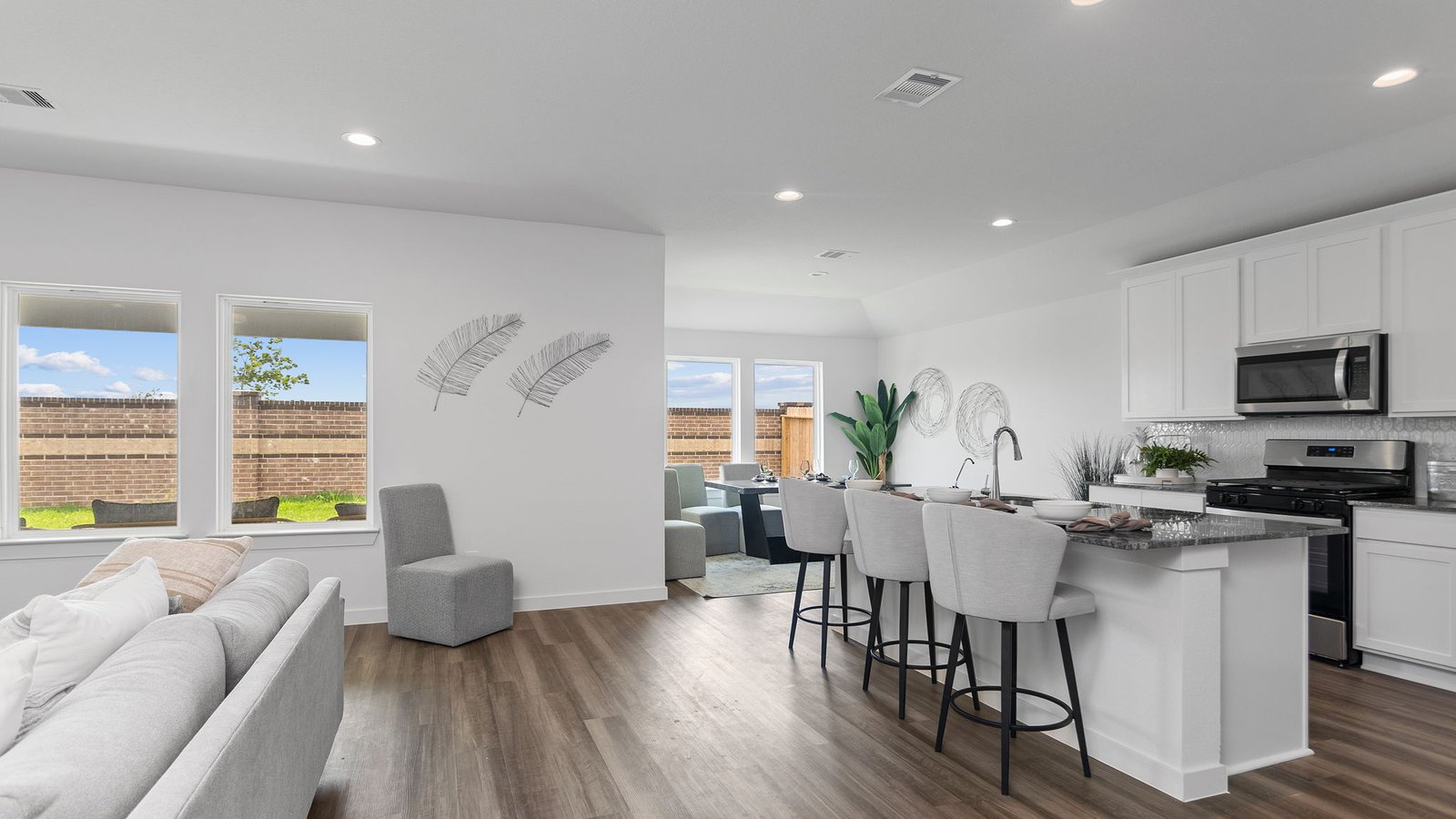 open concept kitchen