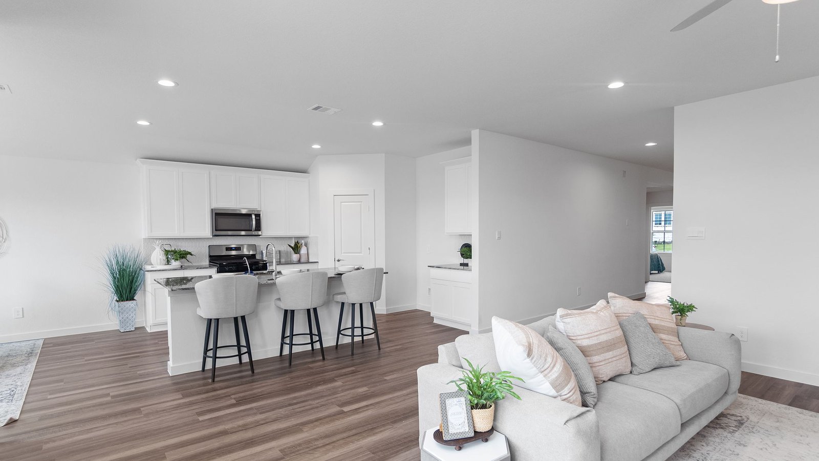 open concept floor plan