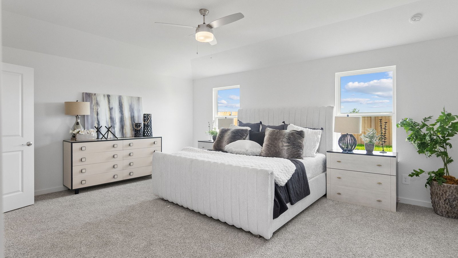 king size bed primary bedroom