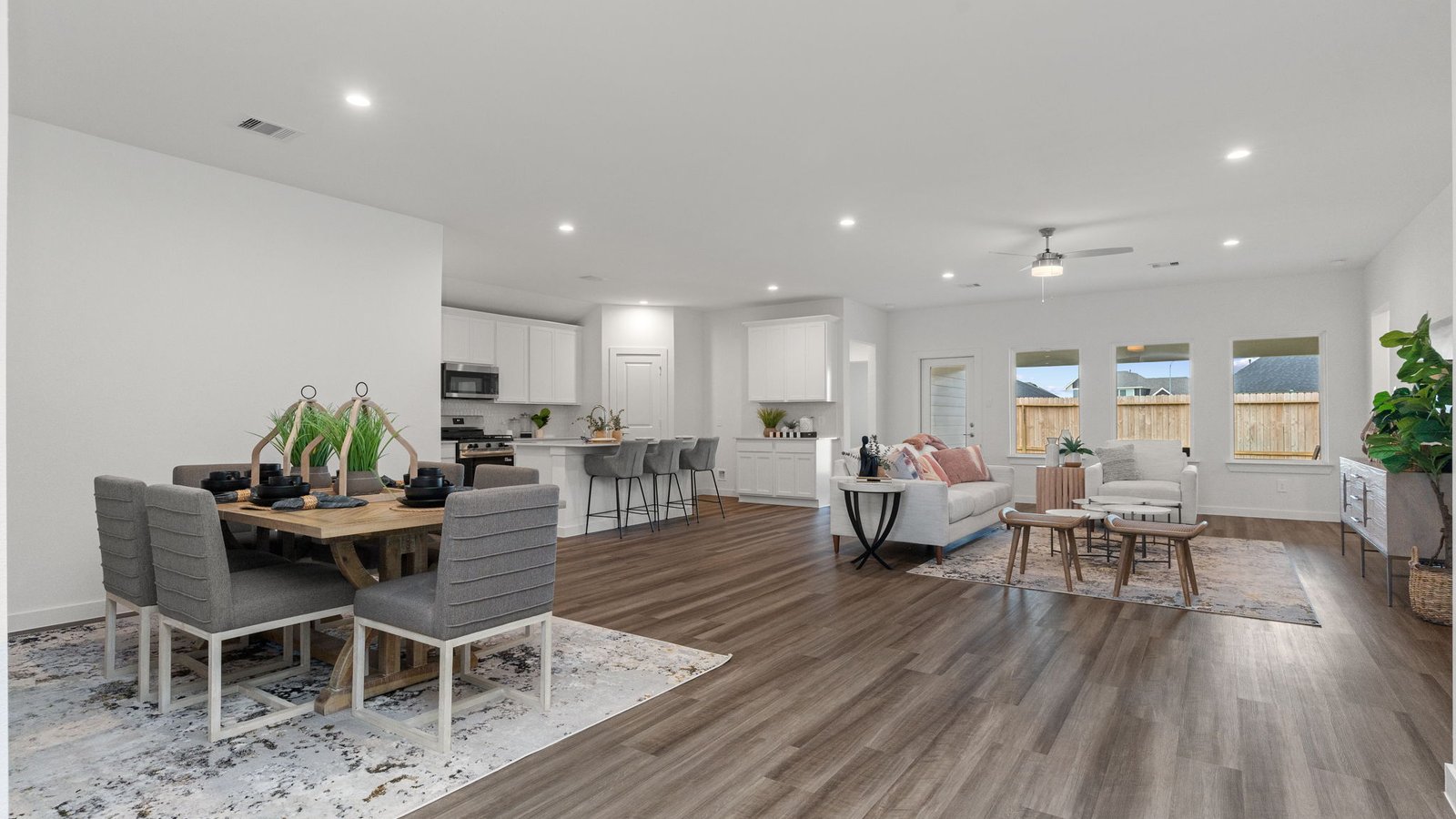 open concept floor plan