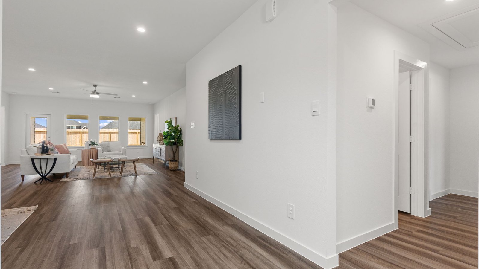 open concept floor plan