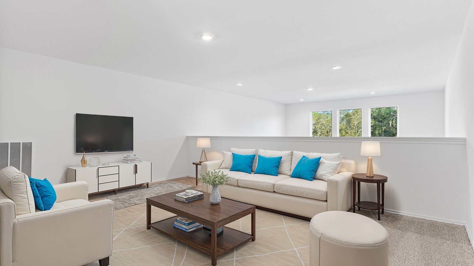 Representation of upstairs landing