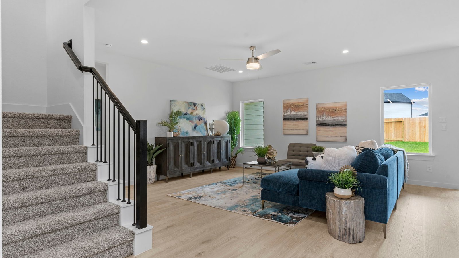 open concept floor plan