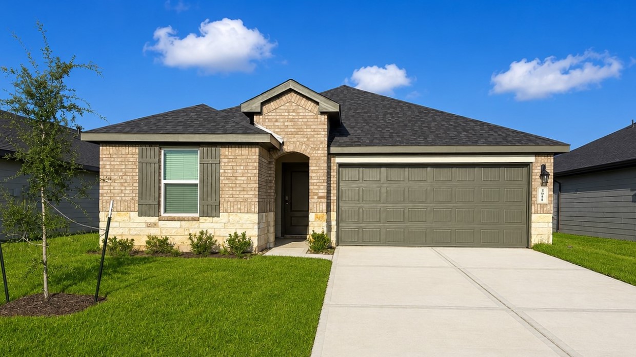 brick and stone exterior
