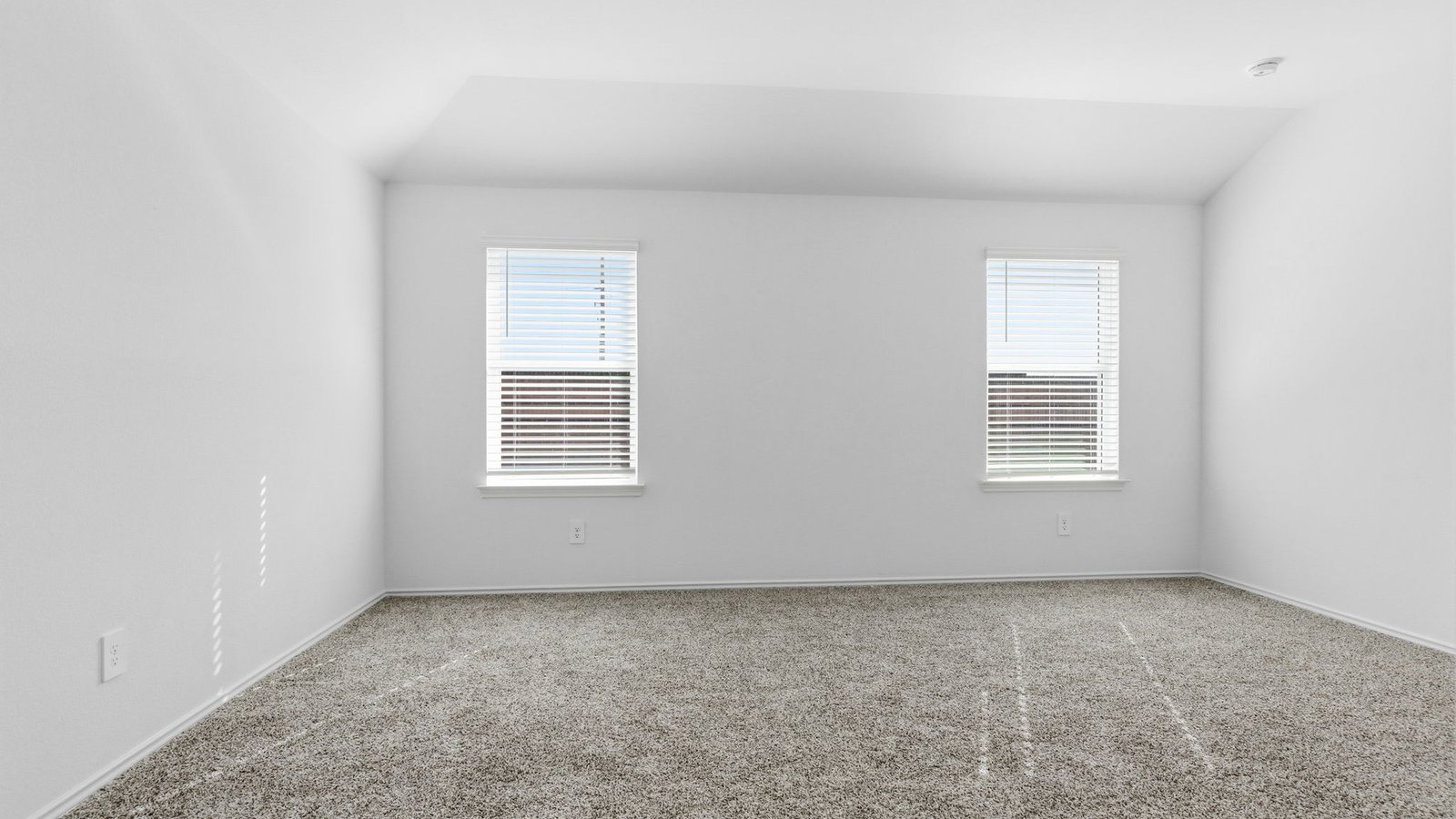 spacious primary bedroom