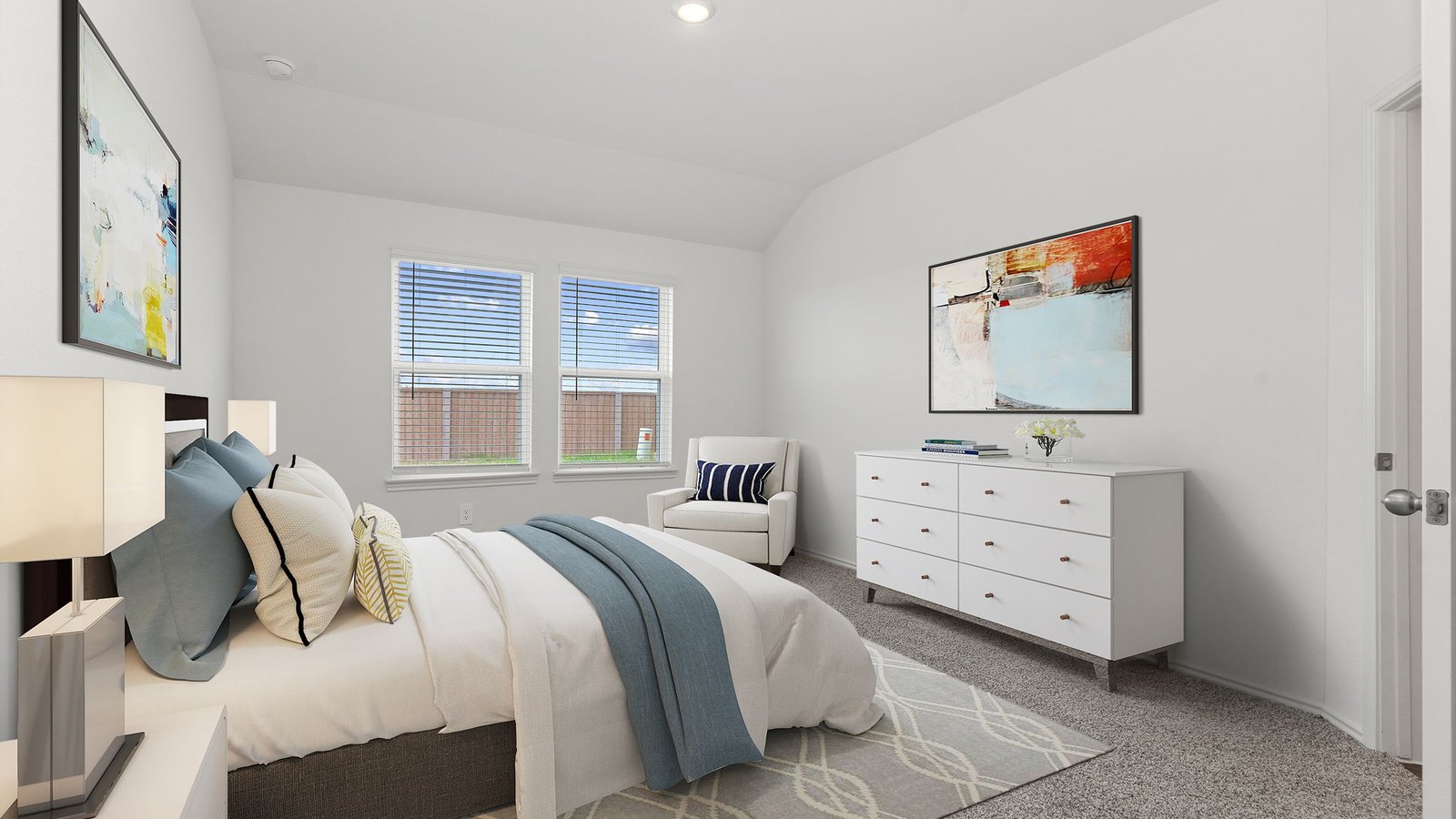 king size bed primary bedroom