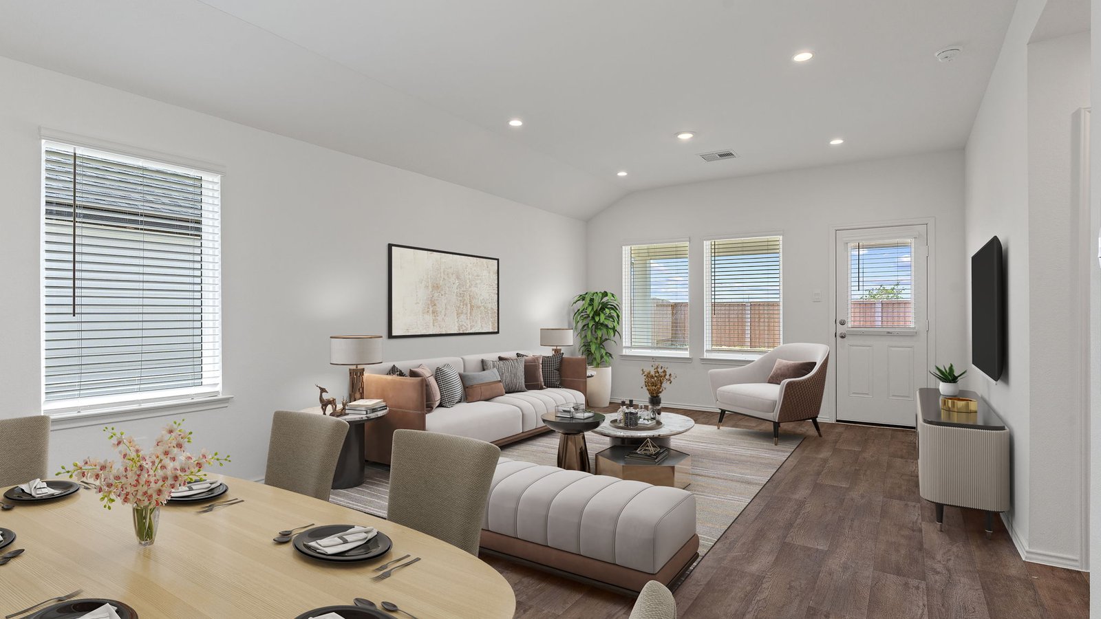 open concept floor plan