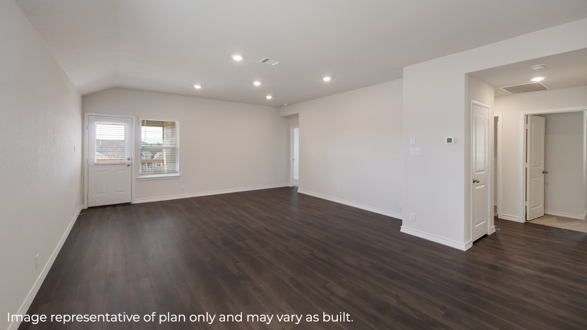 spacious living room