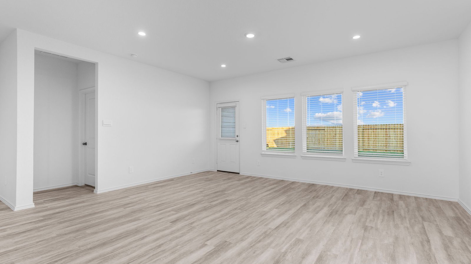 spacious living room