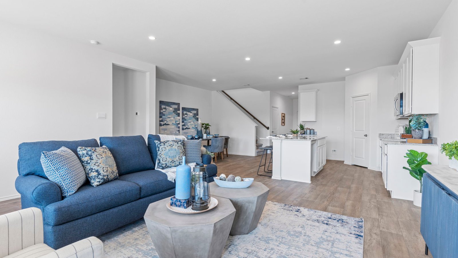 open concept floor plan