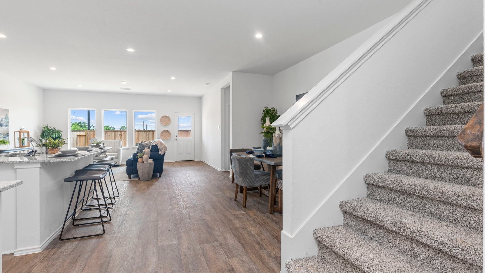 open concept floor plan