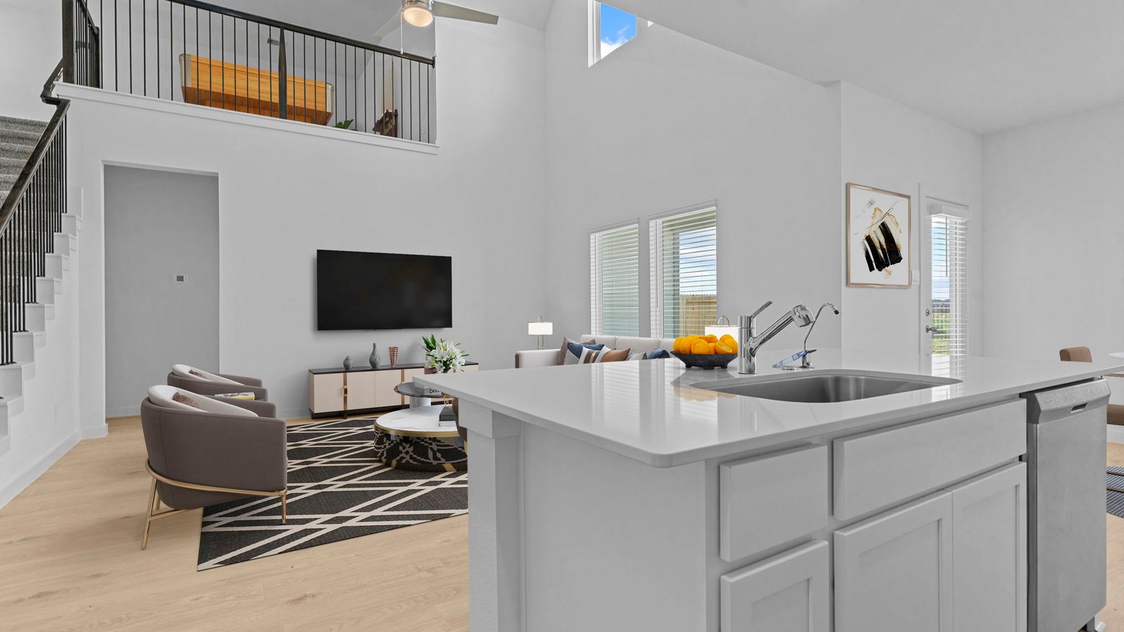 open concept kitchen