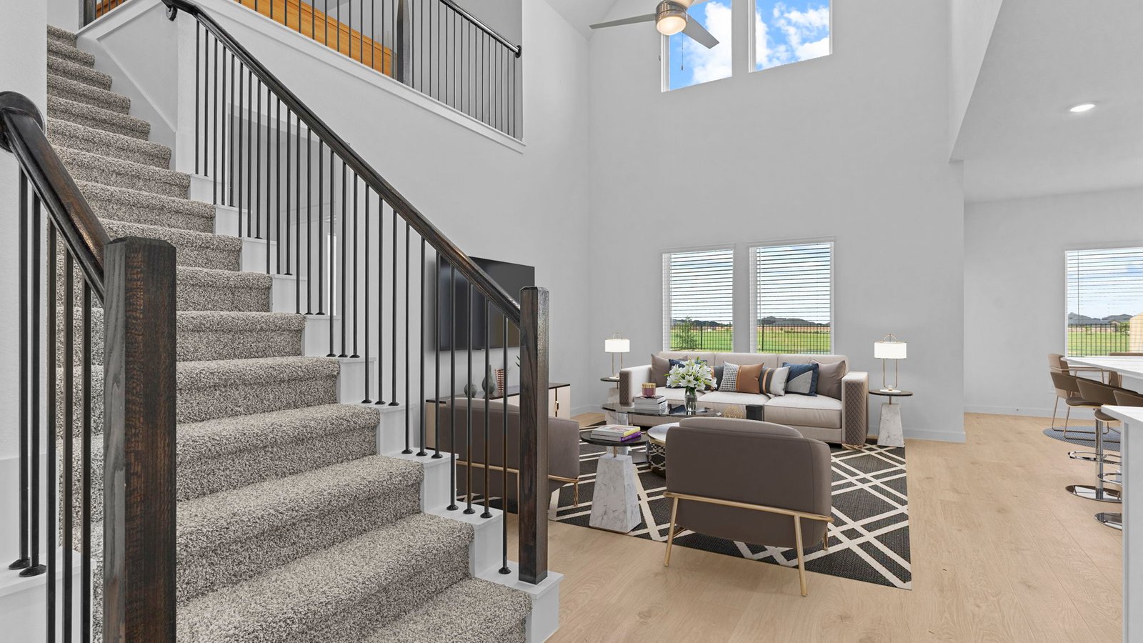 open concept floor plan