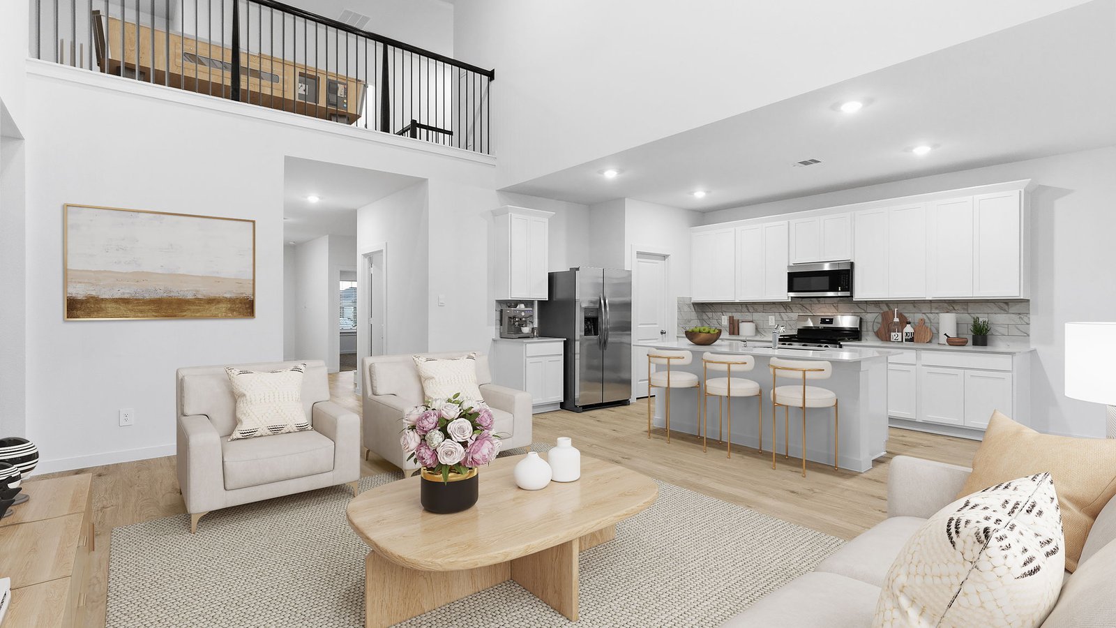 open concept floor plan