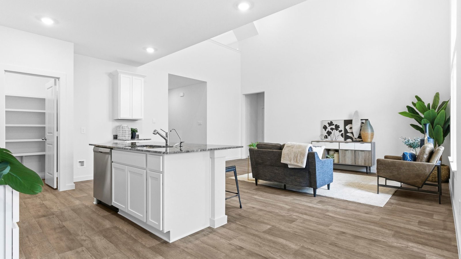 open concept floor plan