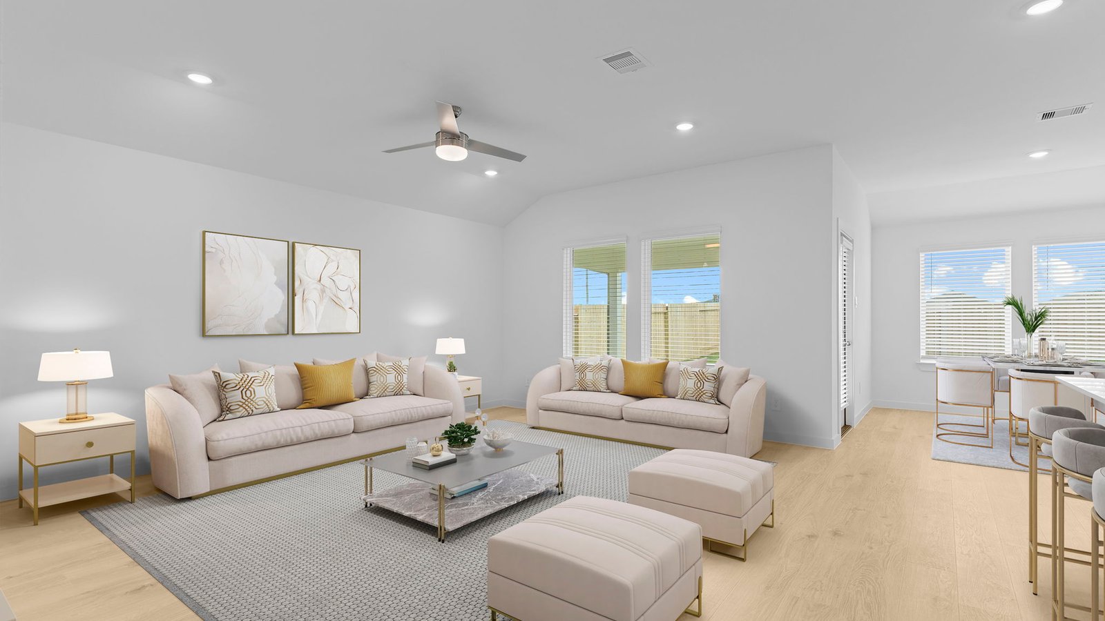 oversized living room