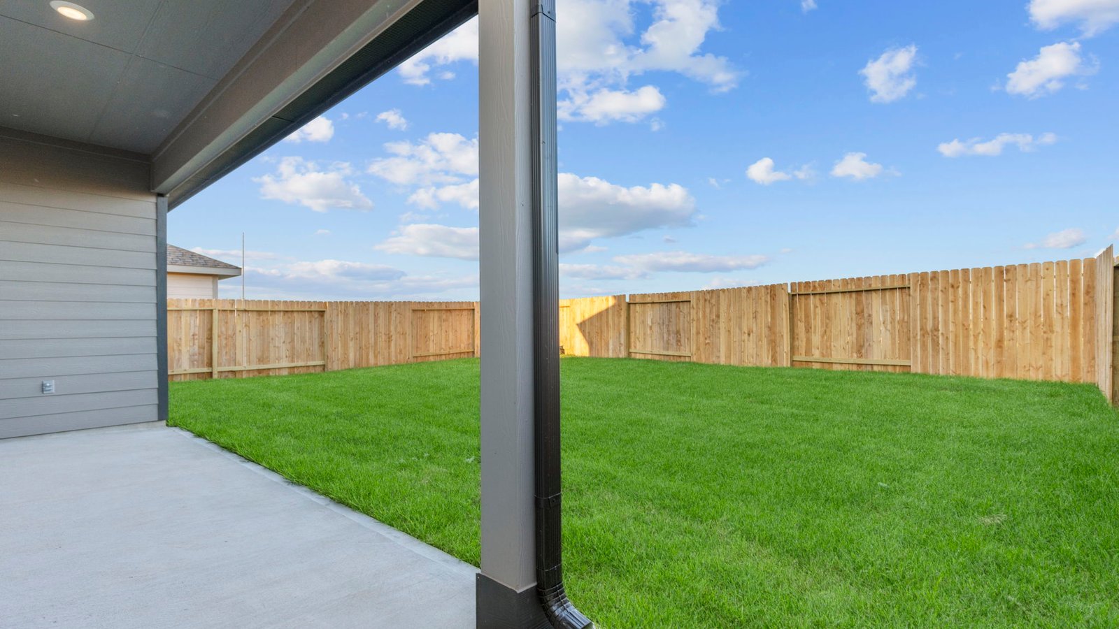 Backyard patio