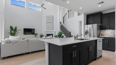 chloe kitchen and family room