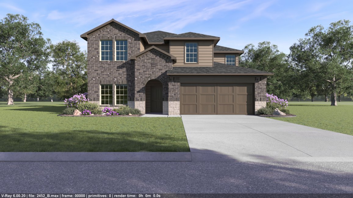 Floor Plan in Bryan Grove Rosenberg, TX D.R. Horton