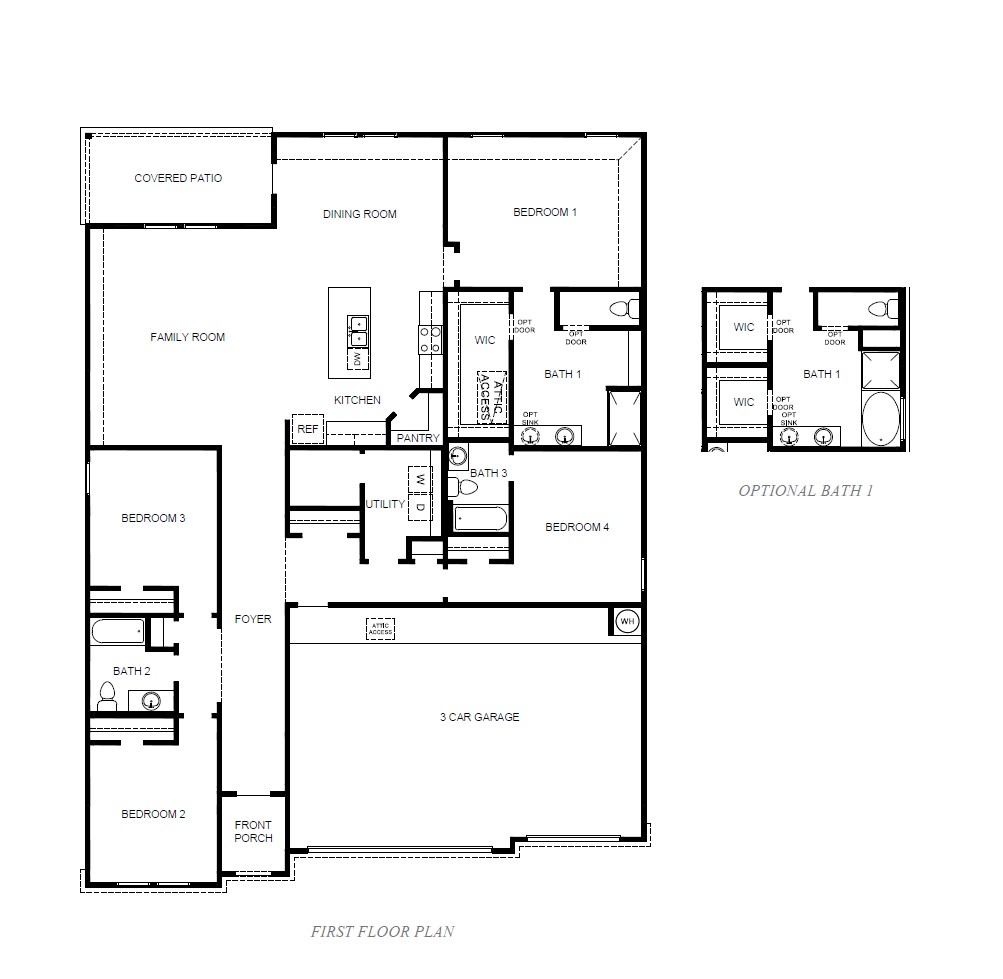 Courtland Floorplan Render