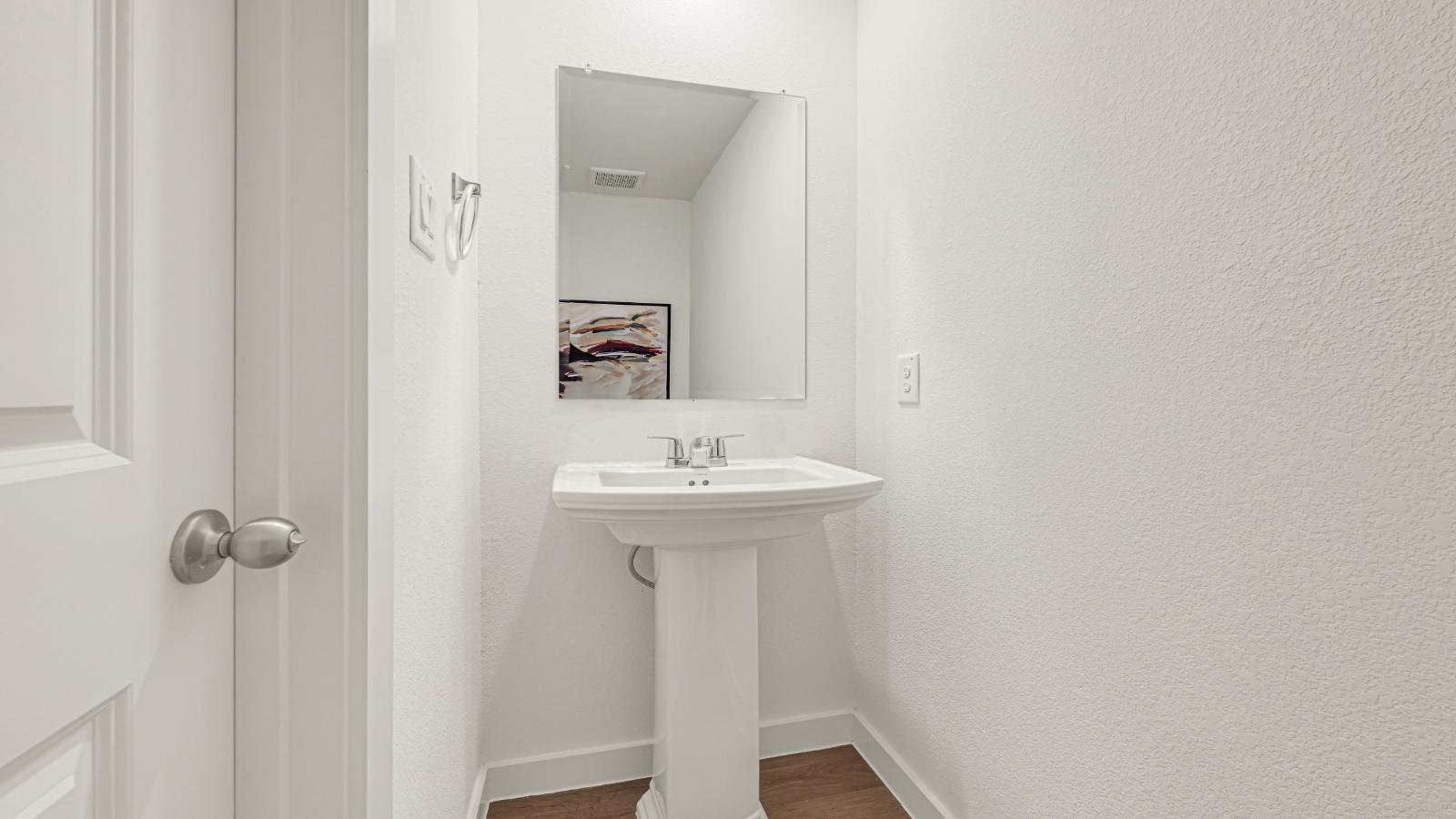 guest bathroom downstairs